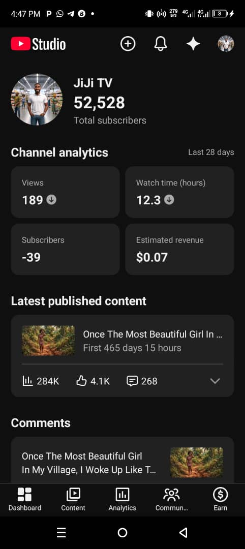 52k subscribers Monetized Youtube adsense (No Adsense)